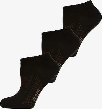 ELBEO Sneakersocken ' 3er-Pack Breathable ' in Schwarz: predná strana