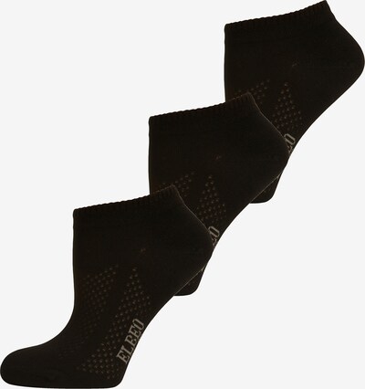 ELBEO Sneakersocken ' 3er-Pack Breathable ' in schwarz, Produktansicht
