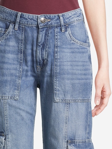 Wide leg Jeans cargo di AÉROPOSTALE in blu