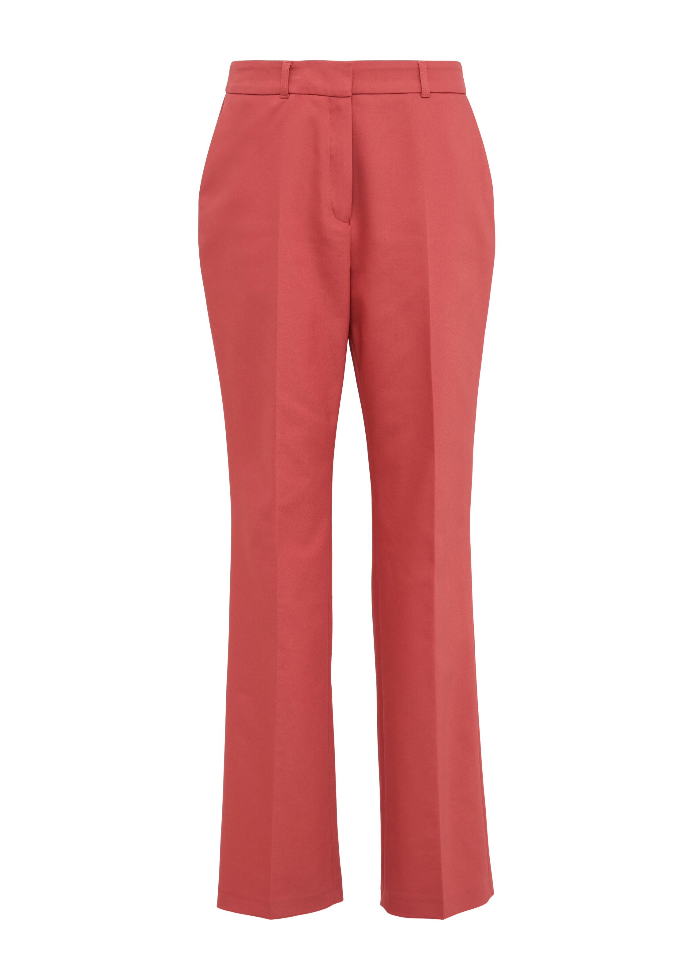 Regular Pantalon à plis s.Oliver BLACK LABEL en rouge : devant