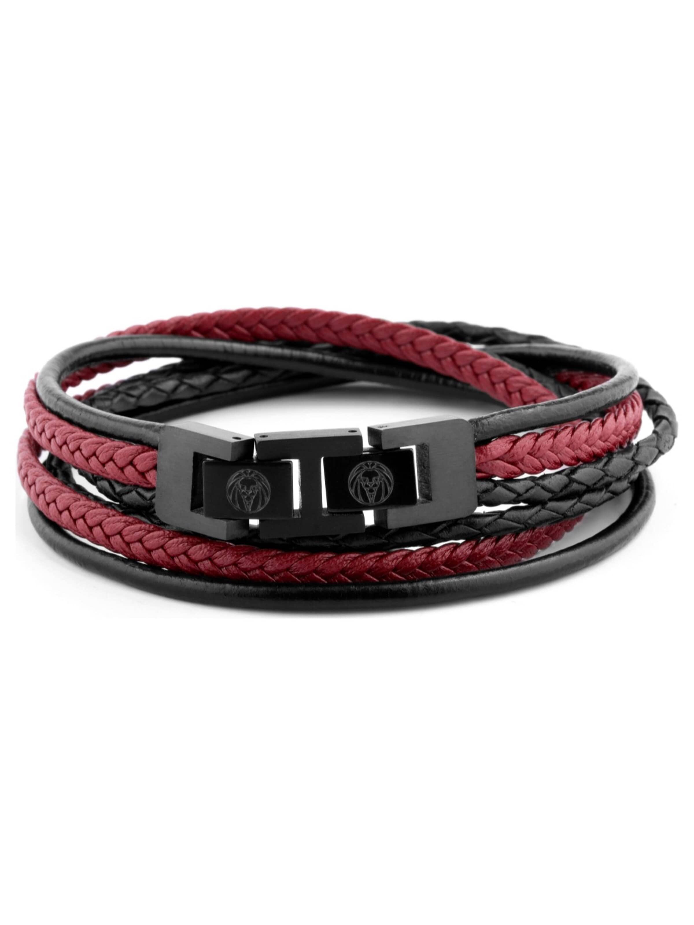 Lucleon Bracelet 'Roy' in Red