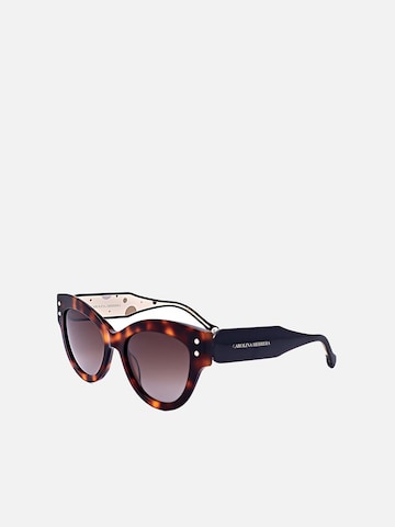 Carolina Herrera Zonnebril '0009/S' in Bruin