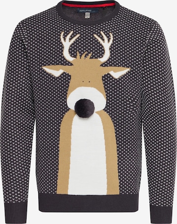 Pull-over 'Rudolph' BLEND en bleu : devant