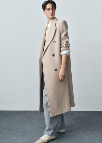 MANGO Mantel 'Byte' in Beige
