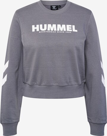 Hummel Sportief sweatshirt 'Legacy' in Grijs: voorkant