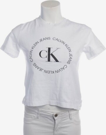 Calvin Klein Shirt XS in Weiß: predná strana