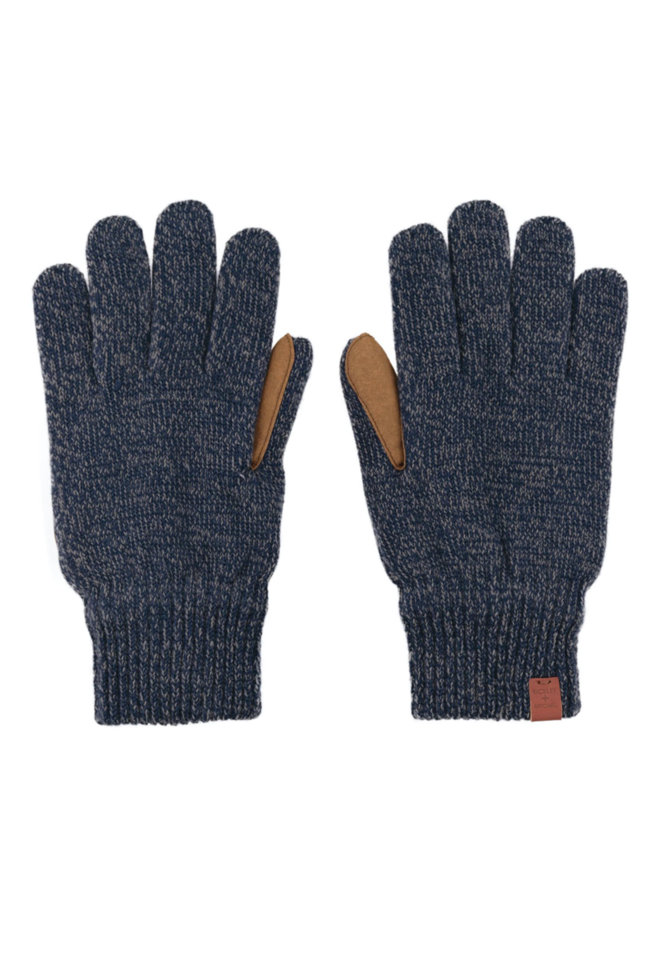 Gants Bickley + Mitchell en bleu : devant