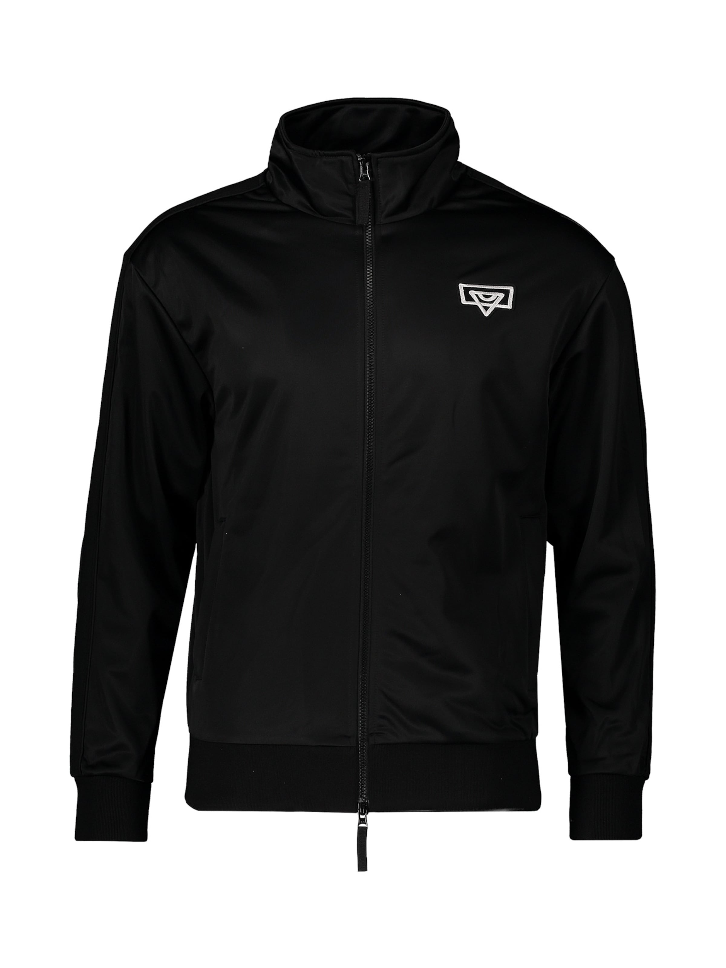 Bucketz Sportjacke in Schwarz: Vorderseite