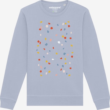 Watapparel Sweatshirt 'This is Art' in Blue: front