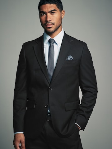 Coupe slim Veste de costume Next en noir : devant