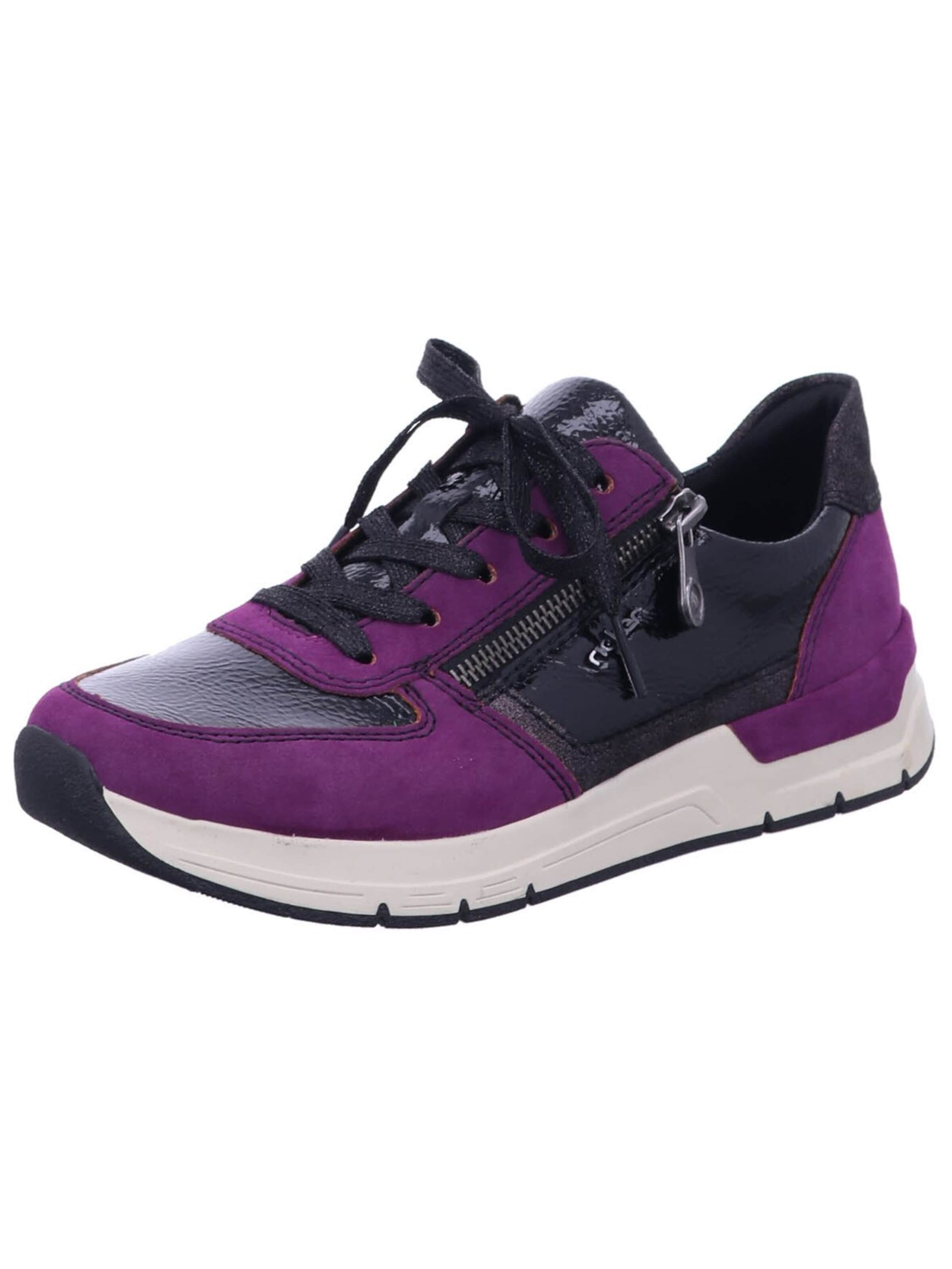 Rieker - Zapatillas deportivas bajas 'Sneaker Low Damen 58902 30 Kunststoff (Synthetik) in rot' en lila: frente