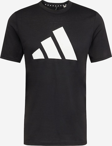ADIDAS PERFORMANCETehnička sportska majica 'Train Essentials Feelready' - crna boja: prednji dio
