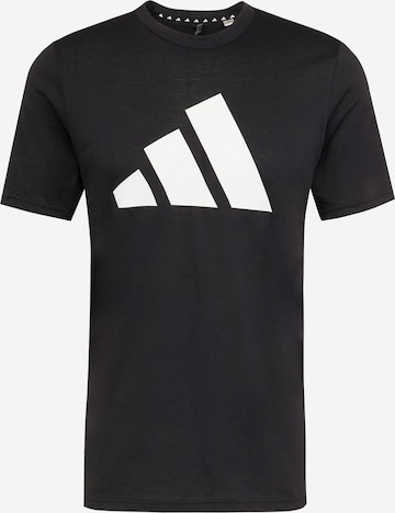 Tricou funcțional 'Train Essentials Feelready' de la ADIDAS PERFORMANCE pe negru: față