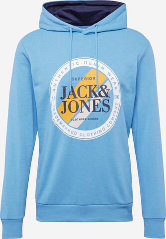 JACK & JONES Свитшот 'LOOF' в Синий: спереди