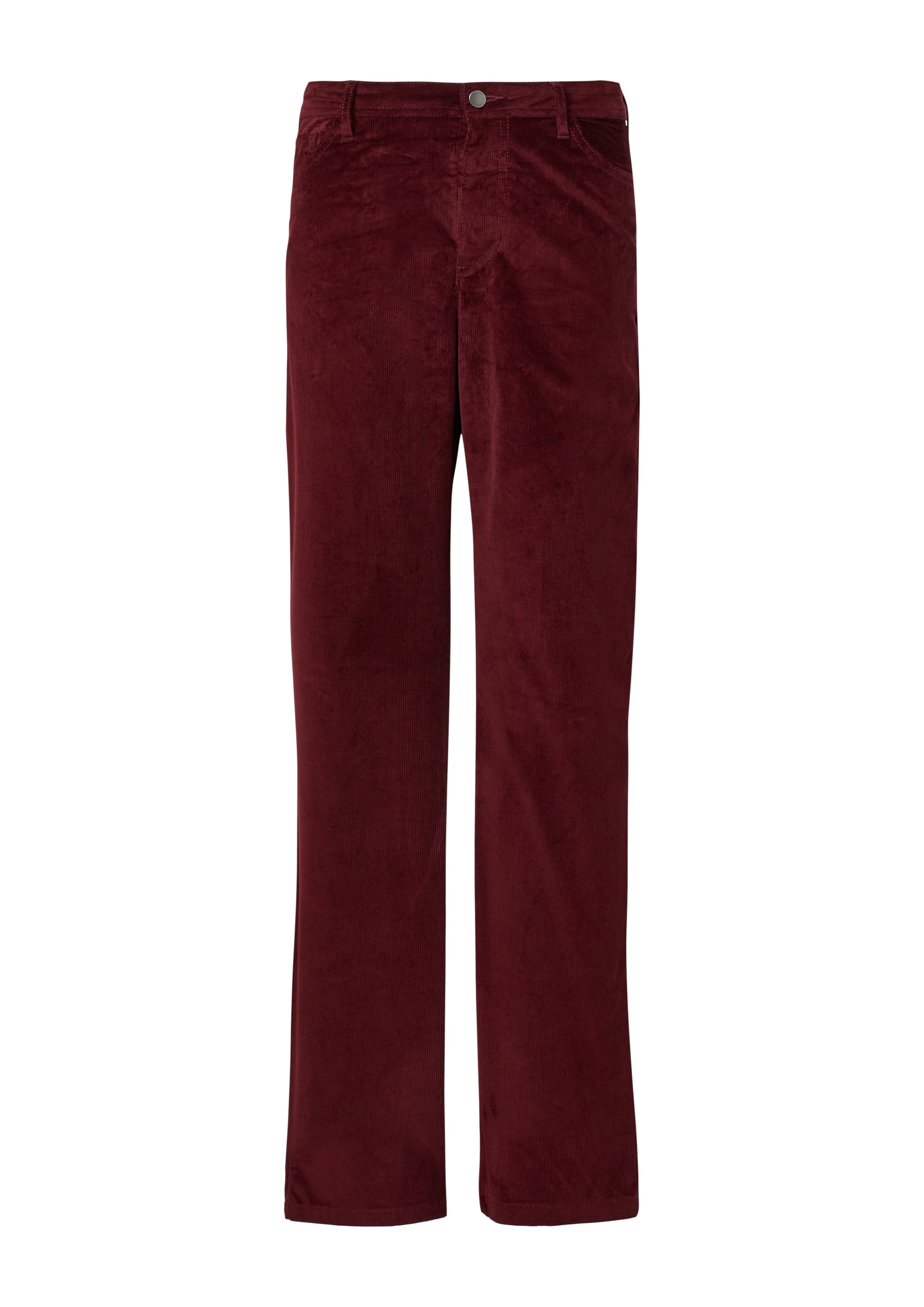 s.Oliver Regular Broek in Rood: voorkant