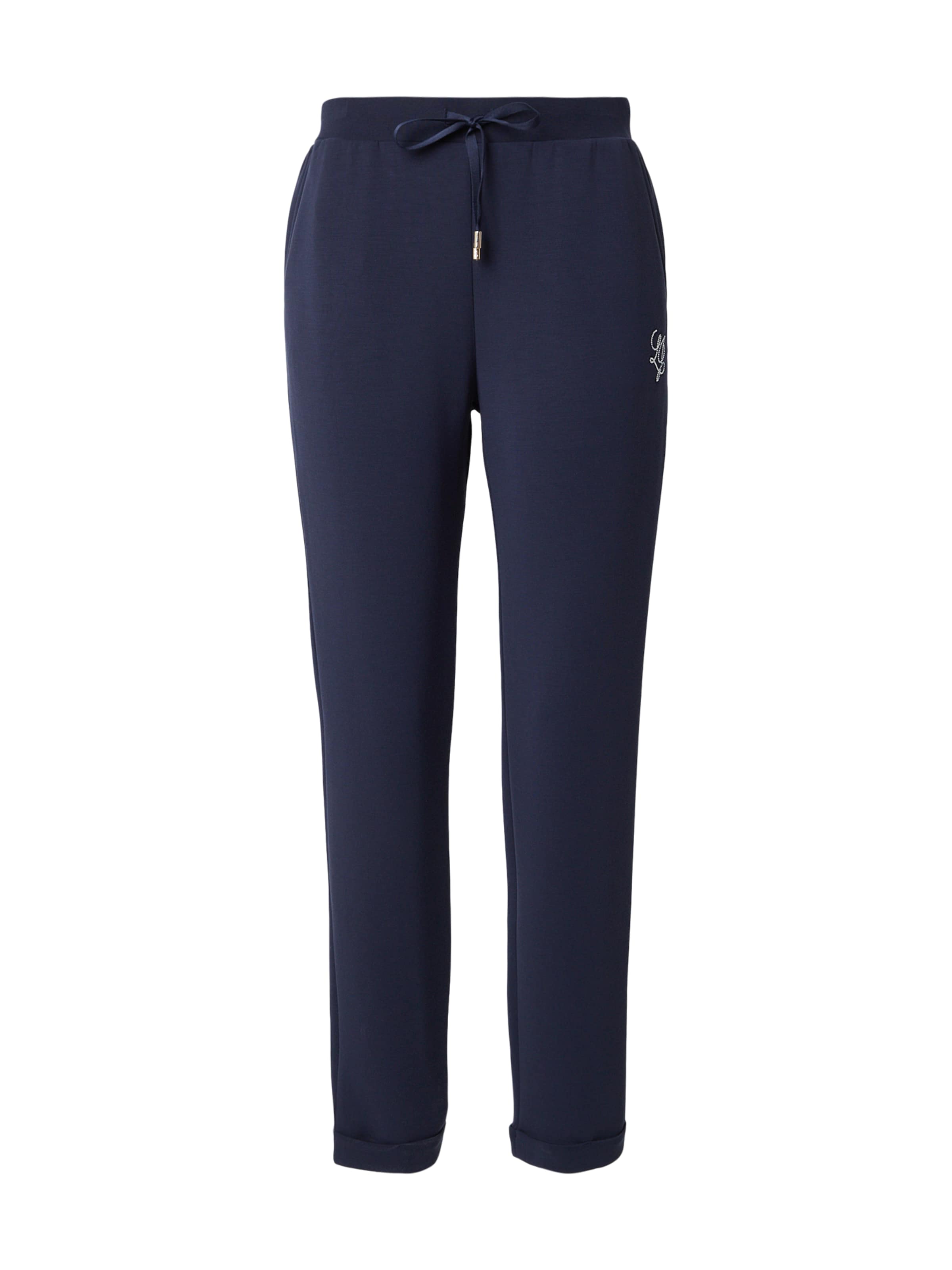 Liu Jo Normální Kalhoty 'ECS' – modrá: přední strana