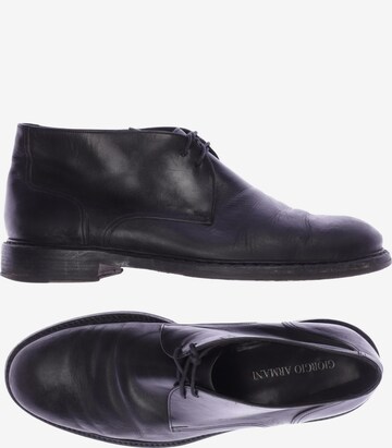 GIORGIO ARMANI Flats & Loafers in 45,5 in Black: front