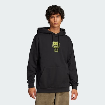 ADIDAS ORIGINALS Sweatshirt 'Q12 Training Supply Fashion Death Metal' in Black: front