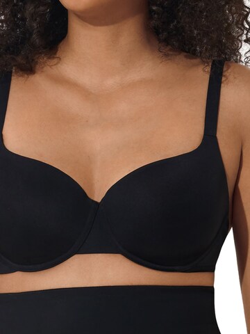 Lisca T-Shirt BH 'Bella'‌‌‌‌ in Schwarz