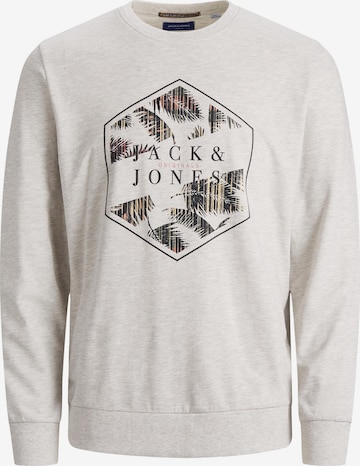 JACK & JONES Sweatshirt 'HAZYS' in Weiß: front