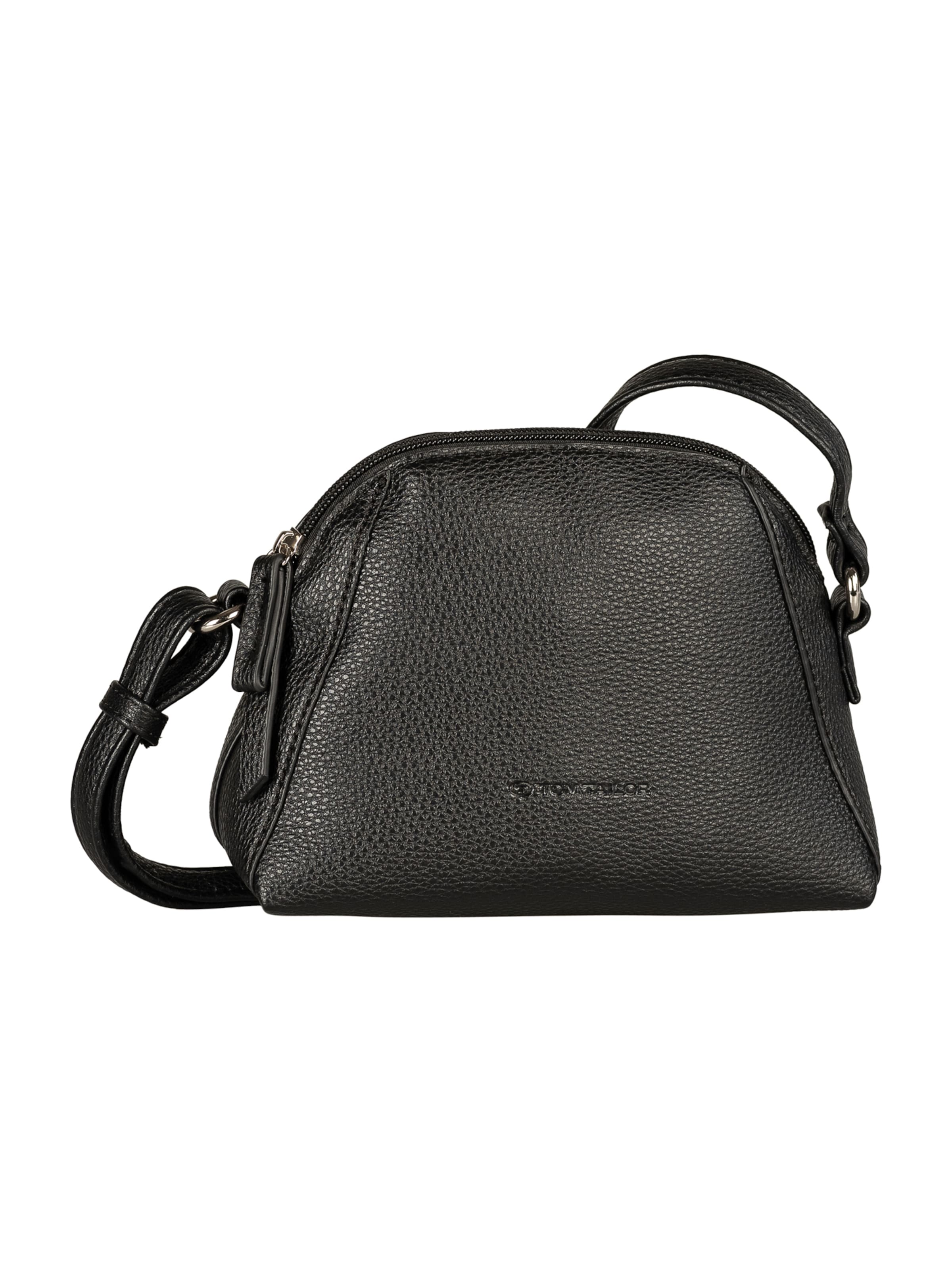 TOM TAILOR Torba na ramię 'Dahlia' w kolorze czarny: przód