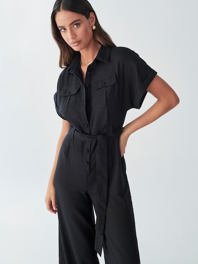 BWLDR Overal 'ARA LINEN JUMPSUIT' - čierna, Produkt