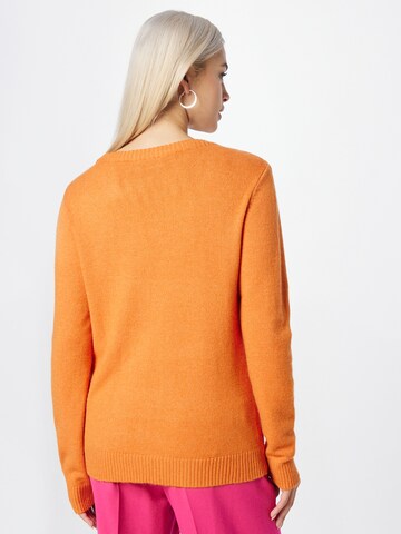 VILA Pullover in Orange