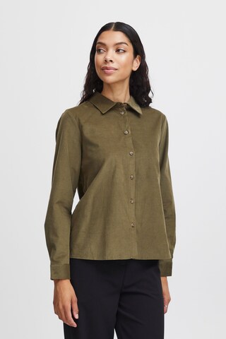 b.young Blouse in Groen: voorkant