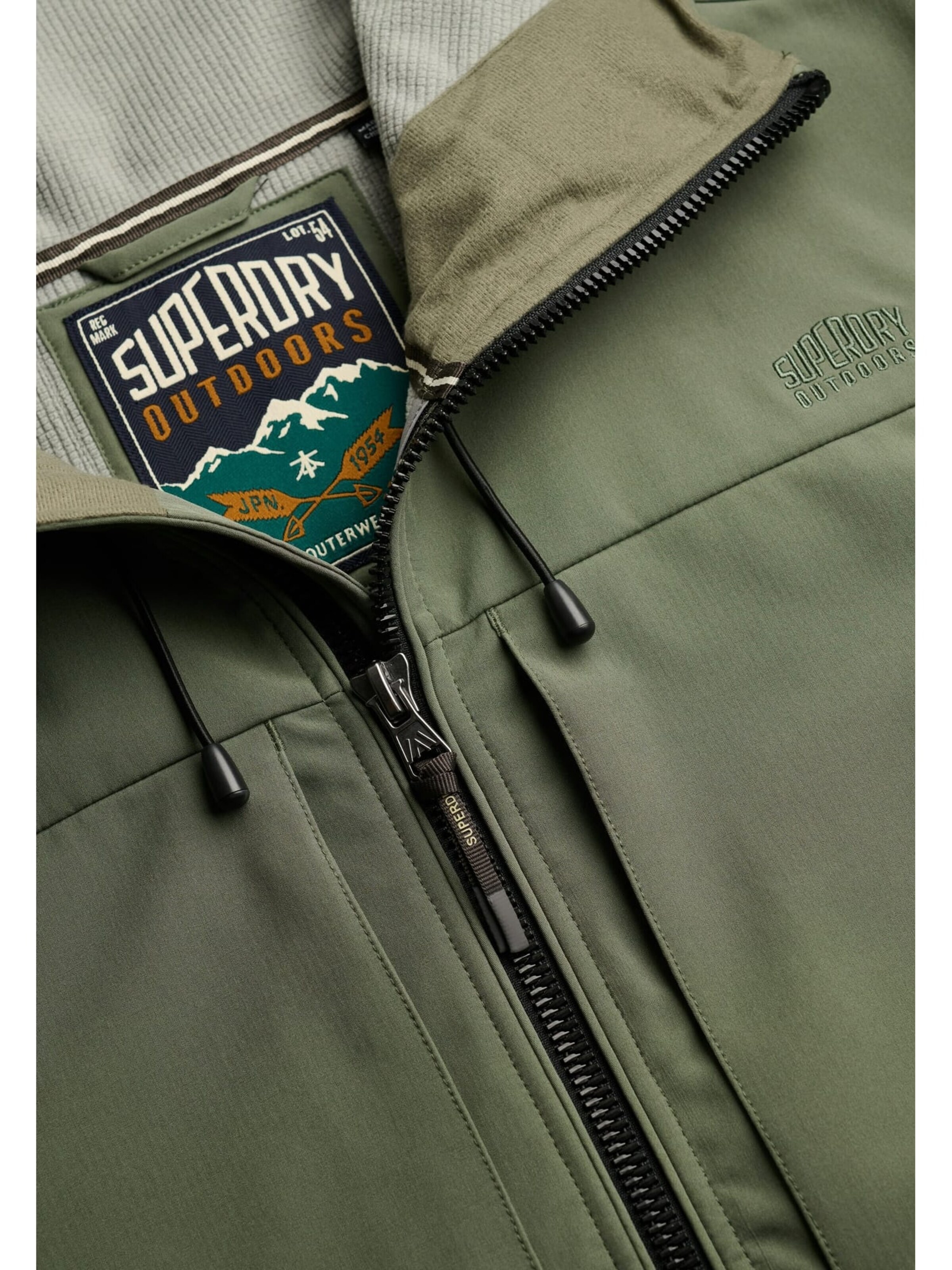 Superdry Between-seasons coat in Green