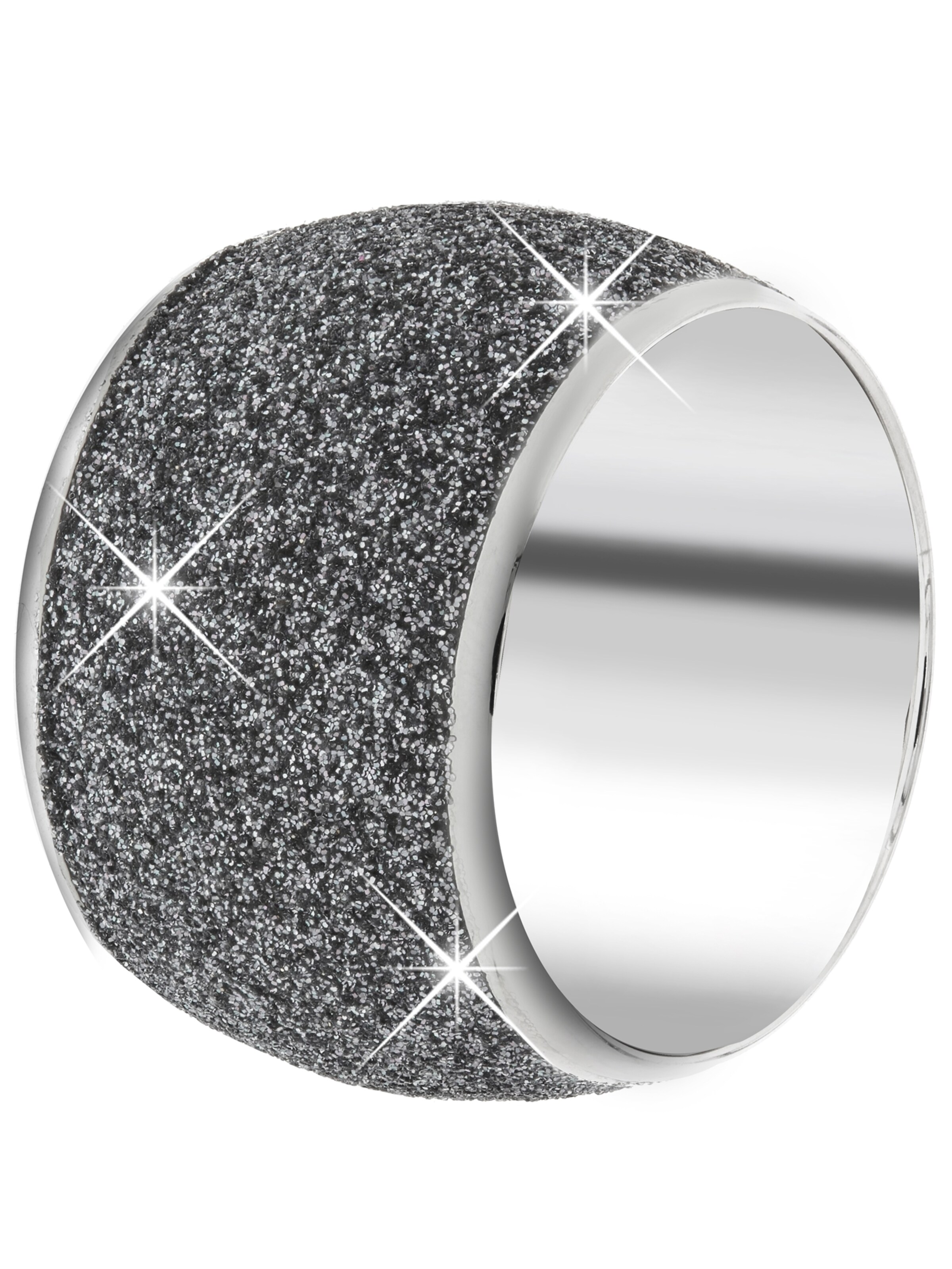 Lucardi Ring in Silver: front