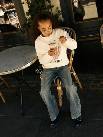 NAME IT Sweatshirt 'NKFKONNA' i vit