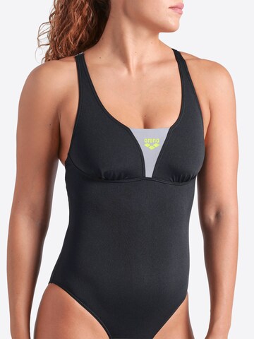 ARENA Bustier Badedragt 'SOLID CONTROL PRO' i sort