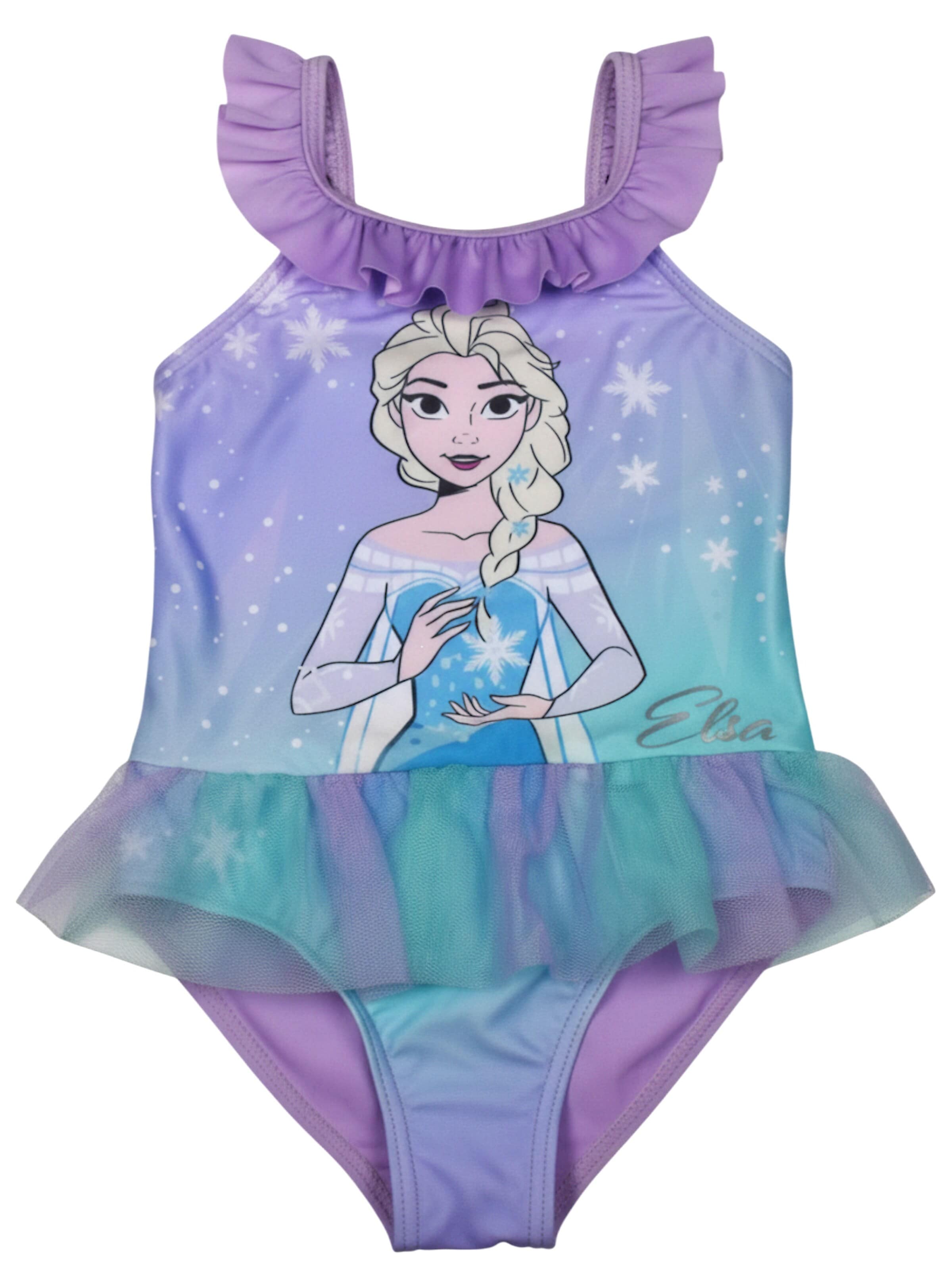Disney Die Eiskönigin Swimsuit 'Elsa Frozen' in Purple: front