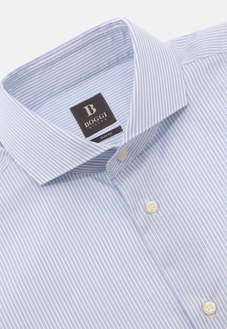 Coupe slim Chemise business Boggi Milano en bleu