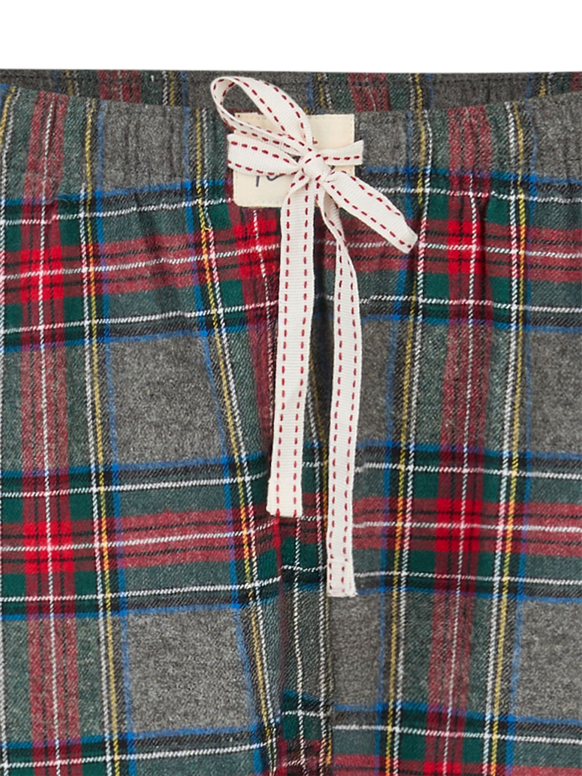 Happy Shorts Pajama Pants 'Christmas' in Grey