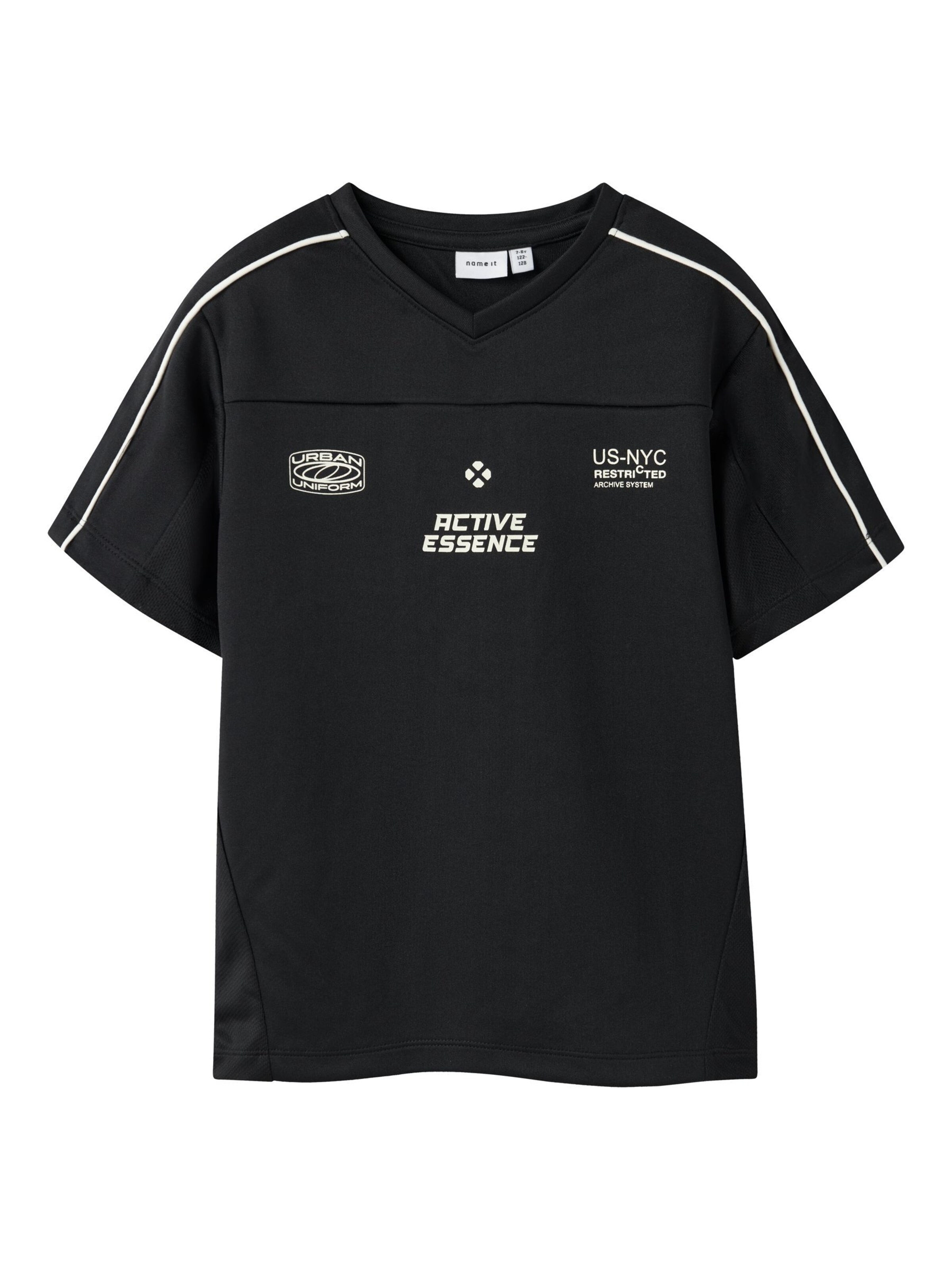 T-Shirt NAME IT en noir : devant