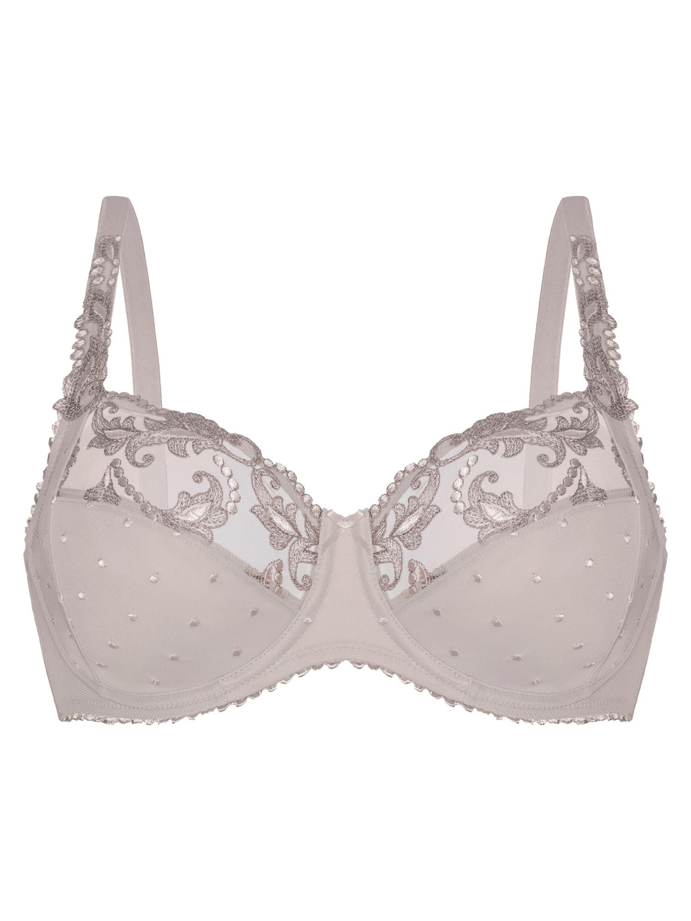 FELINA Minimiser Bra 'Secret Delight' in Grey: front