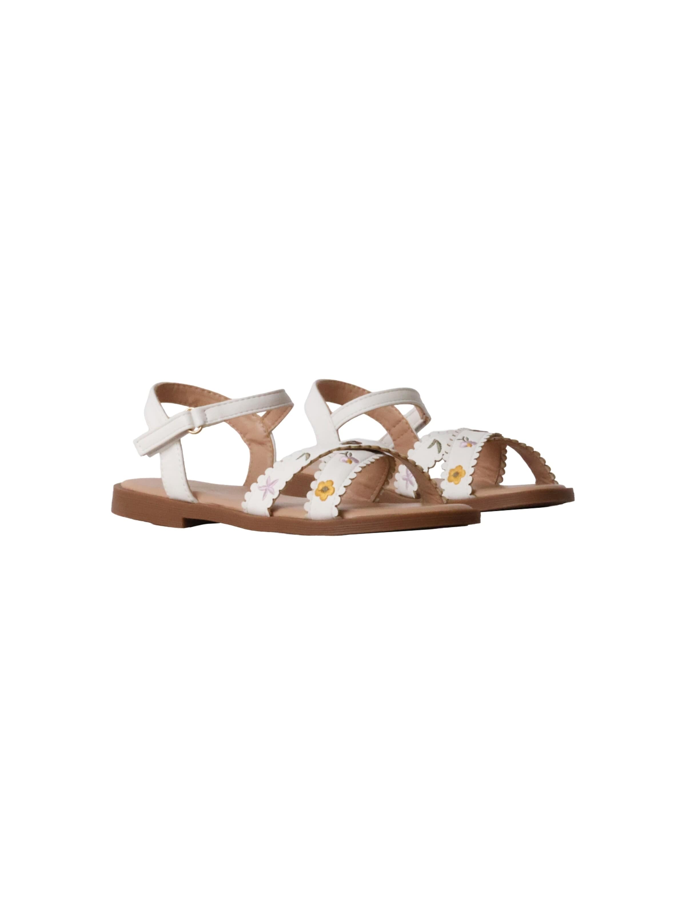 Super Mode Sandale 'Kindersandalen mit Klettverschluss'‌‌‌‌‌‌‌‌ in Weiß