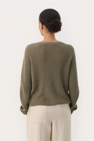 Cardigan 'Gigia' Part Two en vert