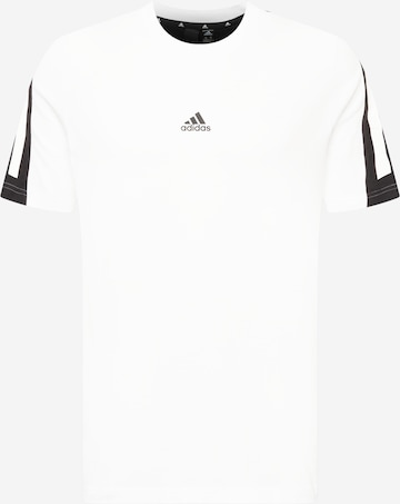 ADIDAS SPORTSWEAR Performance Shirt 'Future Icons 3-Stripes' in White: front