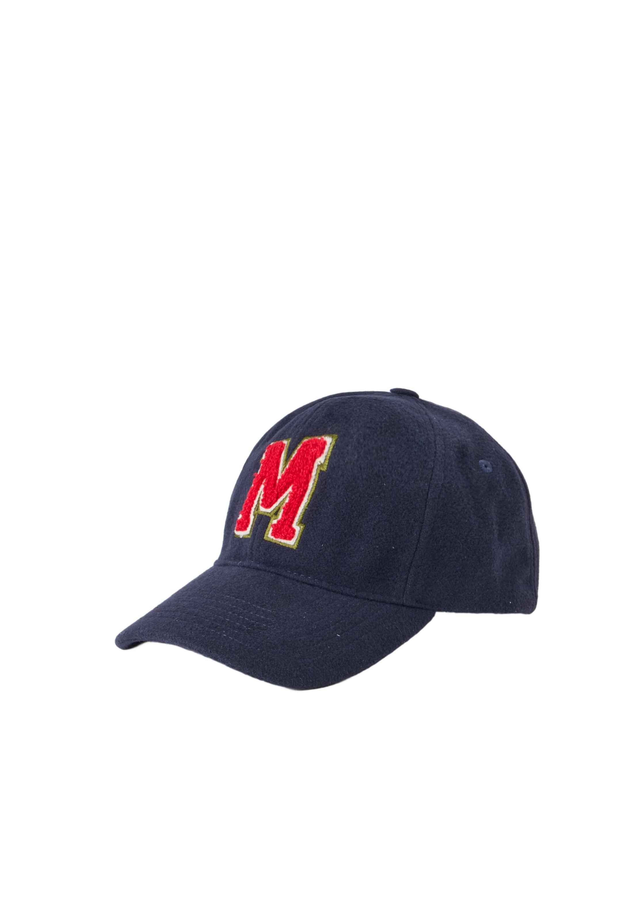 MUSTANG Casquette 'Logan' en 55-60 en bleu foncé / rouge, Vue avec produit
