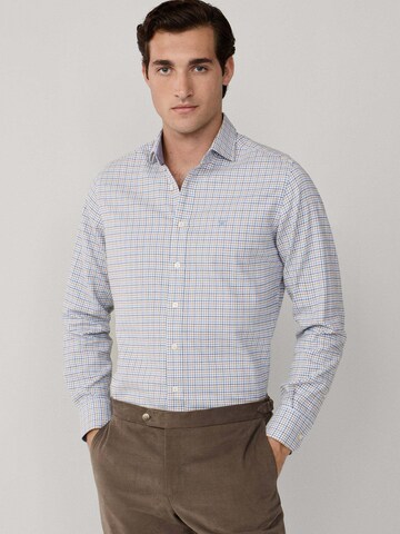 Hackett London Regular Fit Hemd in Blau: Vorderseite