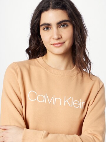 Calvin Klein Normální Mikina – hnědá