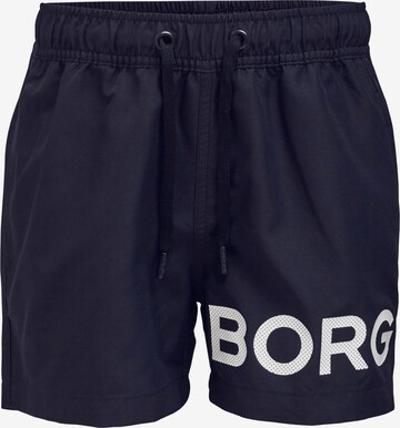 BJÖRN BORG Badeshorts in Blau: predná strana