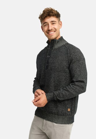 INDICODE JEANS Trui 'INRajas' in Zwart