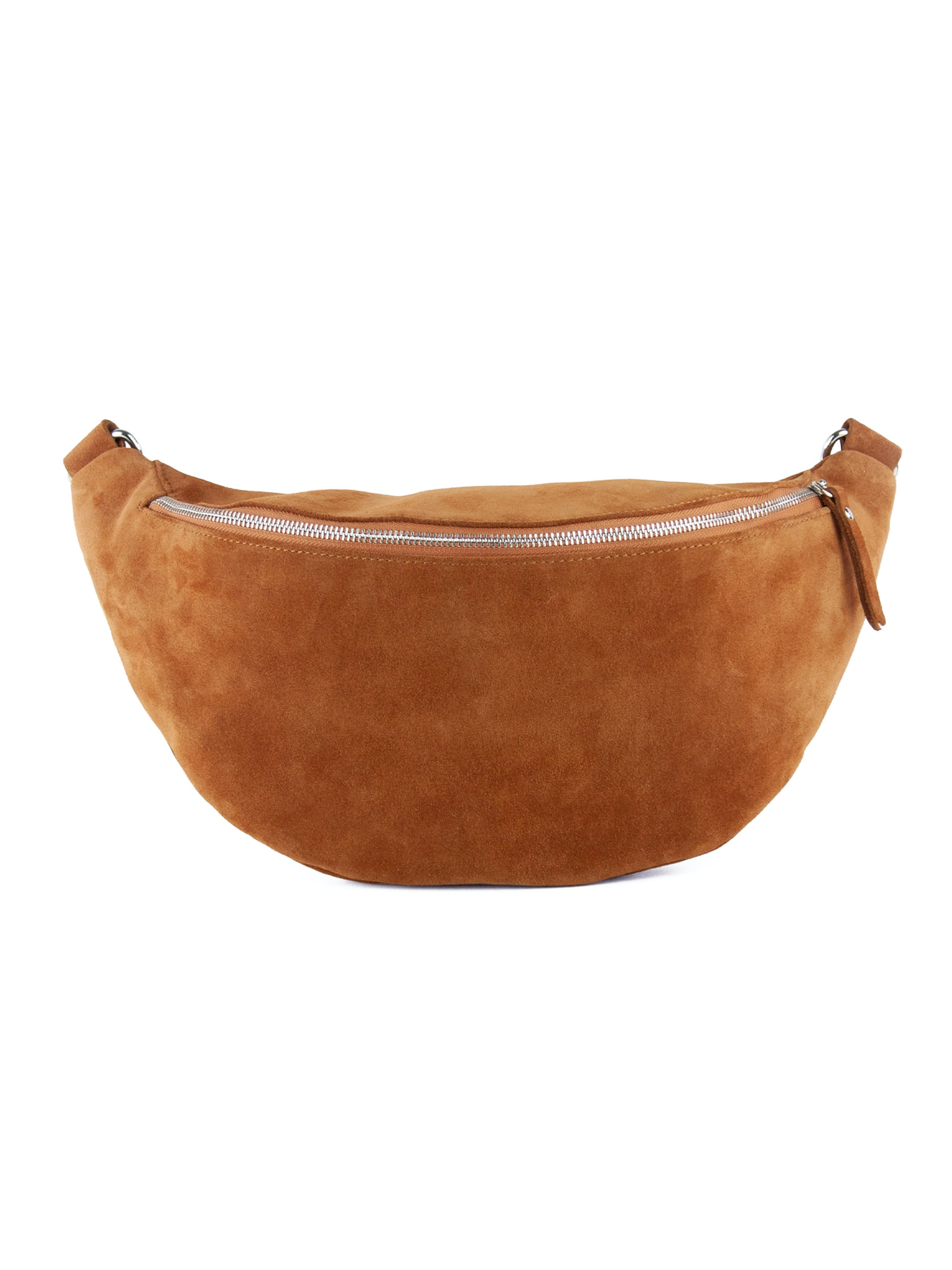 lePelou Belt bag 'VALENTINA XL' in Brown: front