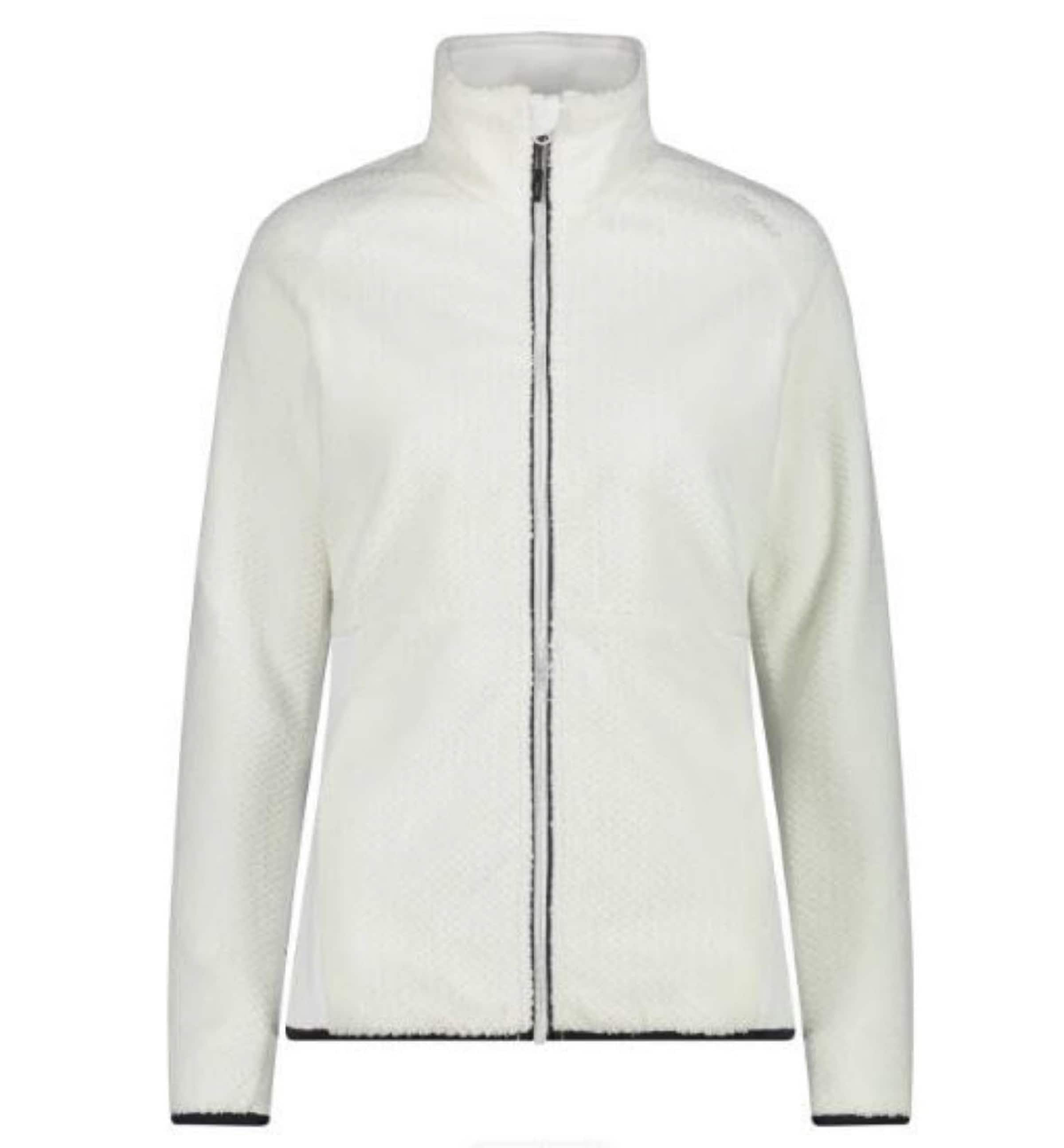 CMP Fleecejacke in Weiß: Vorderseite