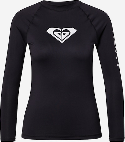 ROXY Sportshirt 'WHOLE HEARTED' in anthrazit / weiß, Produktansicht