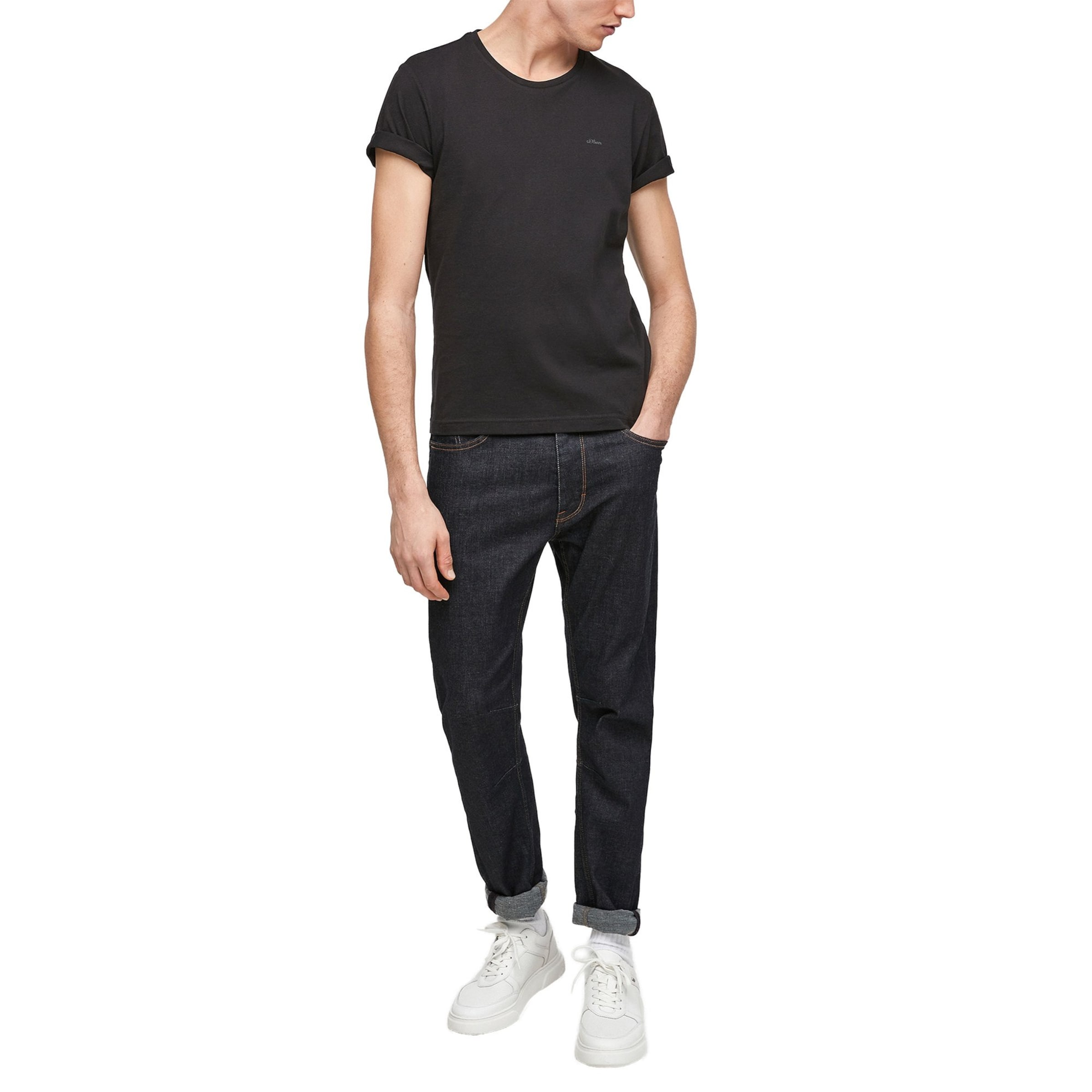 s.Oliver Tričko – černá: přední strana