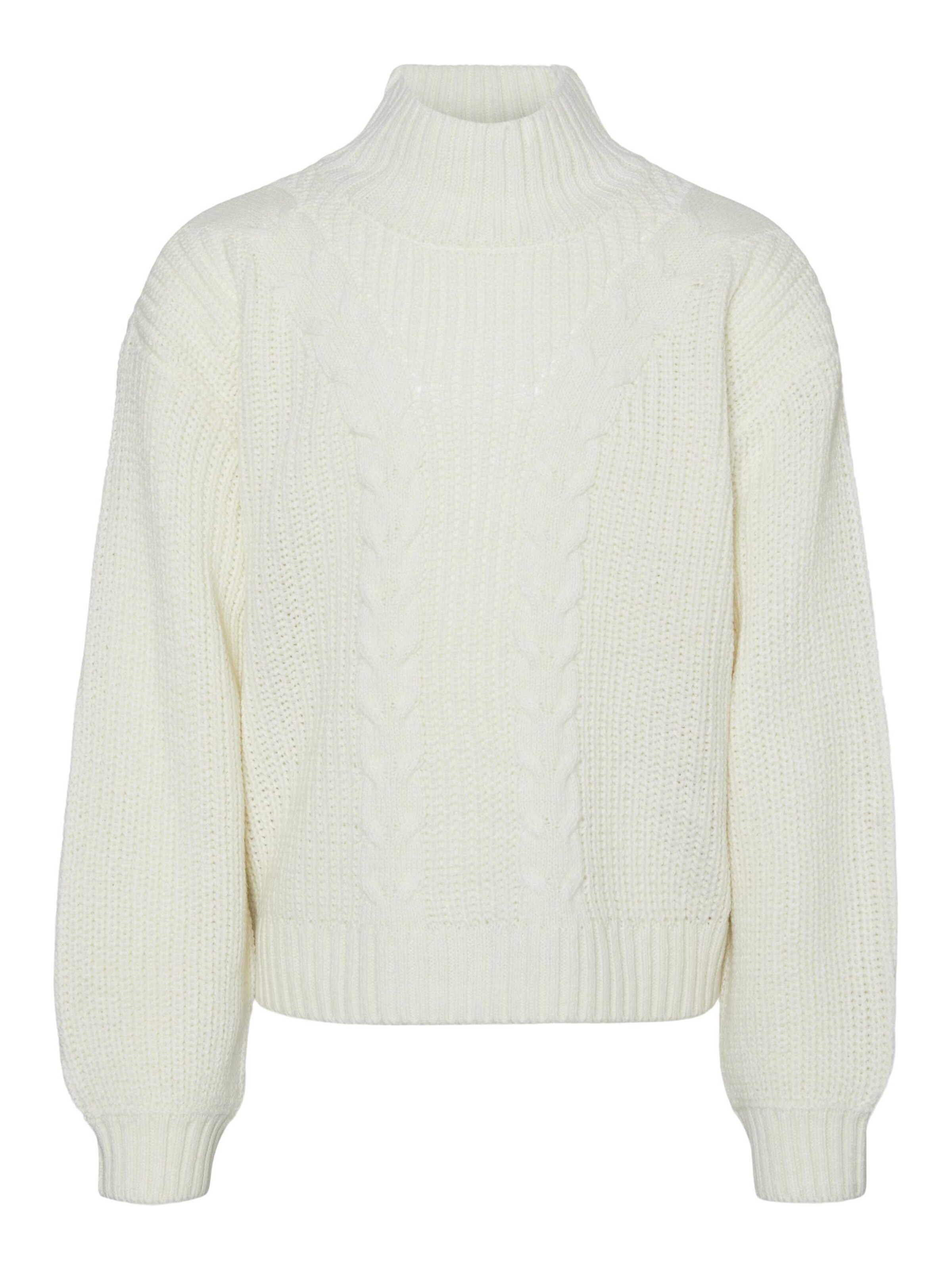 Pull-over Vero Moda Girl en blanc : devant